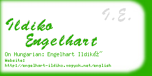 ildiko engelhart business card